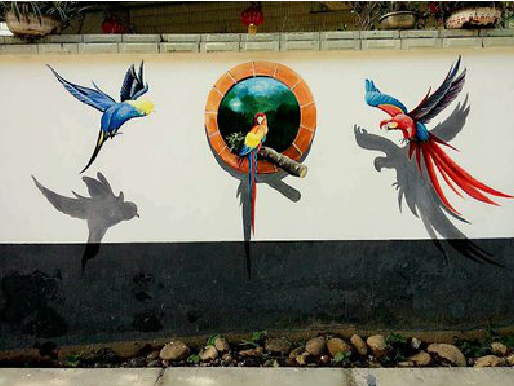 姚安视觉错位-3D墙绘设计