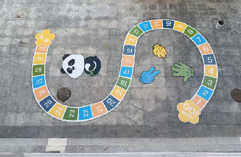 姚安地面游戏彩绘