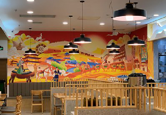 姚安商业空间彩绘介绍。