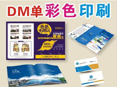 姚安单页印刷，色彩搭配简单。